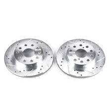 Load image into Gallery viewer, Power Stop 91-95 Toyota MR2 Rear Evolution Drilled &amp; Slotted Rotors - Pair
