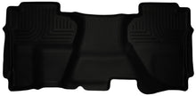 Load image into Gallery viewer, Husky Liners 07-13 Chevrolet Silverado 1500 Ext Cab WeatherBeater Black 2nd Seat Floor Liners
