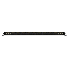 Load image into Gallery viewer, Go Rhino Xplor Blackout Combo Series Sgl Row LED Light Bar w/Amber (Side/Track Mount) 31.5in. - Blk
