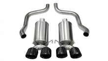 Load image into Gallery viewer, Corsa Black Xtreme Axle-Back Exhaust w/Dual Black 3.5in Tips 09-13 Chevrolet Corvette C6 6.2L V8

