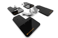Load image into Gallery viewer, Rally Armor 21-22 Ford Bronco (Plstc Bmpr + RB - NO Rptr/Sprt) Blk Mud Flap w/Cy Orange Logo
