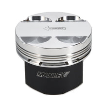 Load image into Gallery viewer, Manley 03-06 Evo 8/9 (7 Bolt 4G63T) 85mm STD Bore 9.0:1 Dish Pistons w/ Rings
