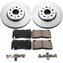 Load image into Gallery viewer, Power Stop 16-18 Cadillac CT6 Front Z17 Evolution Geomet Coated Brake Kit
