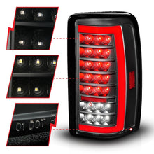 Load image into Gallery viewer, ANZO 00-06 Chevrolet Tahoe / GMC Yukon Full LED Taillights w/ Lightbar Black Housing/Clear Lens
