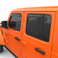 Load image into Gallery viewer, EGR 2018 Jeep Wrangler JL SlimLine In-Channel WindowVisors Set of 4 - Matte Black

