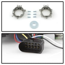 Load image into Gallery viewer, Spyder Audi A4 06-08 Projector Headlights Halogen Model Only - DRL Black PRO-YD-AA405-DRL-BK
