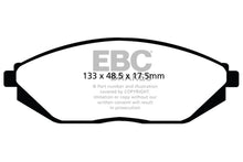 Load image into Gallery viewer, EBC 12-16 Chevrolet Spark 1.2 (Mexico) Greenstuff Front Brake Pads
