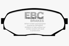 Load image into Gallery viewer, EBC 90-93 Geo Storm 1.6 Redstuff Front Brake Pads
