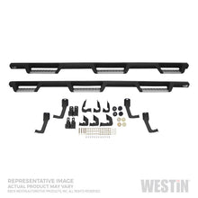 Load image into Gallery viewer, Westin 19-23 1500 Classic CC / 10-23 2500/3500 CC 6.5ft. HDX SS Drop W2W Nerf Step Bars - Tex. Blk
