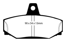 Load image into Gallery viewer, EBC 83-90 Volvo 760 2.3 Turbo (ABS) (Girling) Redstuff Rear Brake Pads
