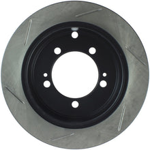 Load image into Gallery viewer, StopTech Power Slot 04-06 Lancer / 01-05 Sebring/Stratus Slotted Left Rear Rotor
