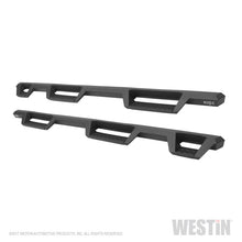 Load image into Gallery viewer, Westin 07-18 Chevrolet Silverado 1500 CC 5.5ft Bed HDX Drop W2W Nerf Step Bars - Tex. Blk
