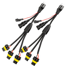 Load image into Gallery viewer, Oracle Vector H4 Headlight Wiring Harness (Pair- Euro Export Model)
