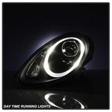 Load image into Gallery viewer, Spyder Porsche Cayman 05-08 Headlights - Halogen Model Only - Black PRO-YD-P98705-HID-DRL-BK
