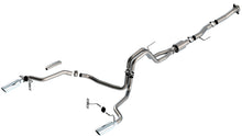 Load image into Gallery viewer, Borla F-150 2021 5.0L 2dr RC SB (122.8 WB) XL/XLT 3/2.25 SRE Cat-Back ATAK Chrome Tips
