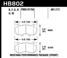 Load image into Gallery viewer, Hawk 15-17 Ford Mustang GT DTC-30 Race Front Brake Pads
