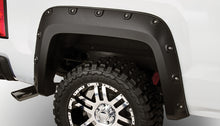 Load image into Gallery viewer, Bushwacker 07-14 GMC Sierra 2500 HD Fleetside Boss Pocket Style Flares 2pc 78.7/97.6in Bed - Black
