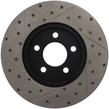 Load image into Gallery viewer, StopTech 03-09 Lincoln Town Car / 03-09 Mercury Grand Marquis Front Left Slotted &amp; Drilled Rotor
