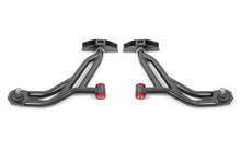 Load image into Gallery viewer, BMR 10-14 Ford Mustang / Shelby GT500 Non-Adj. Lower A-Arms (Poly/Delrin) - Black Hammertone
