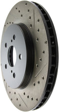 Load image into Gallery viewer, StopTech 04 Lexus RX330 SportStop Slotted &amp; Drilled Left Rear Rotor
