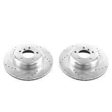 Load image into Gallery viewer, Power Stop 09-16 BMW Z4 Front Evolution Drilled &amp; Slotted Rotors - Pair
