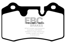 Load image into Gallery viewer, EBC 04-12 Aston Martin DB9 5.9 Redstuff Rear Brake Pads
