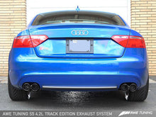Load image into Gallery viewer, AWE Tuning Audi B8 S5 4.2L Touring Edition Exhaust System - Diamond Black Tips
