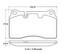 Load image into Gallery viewer, StopTech Performance 14-17 Volkswagen Touareg Front Brake Pads
