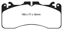 Load image into Gallery viewer, EBC 09+ Lexus LS460 4.6 Sport Greenstuff Front Brake Pads
