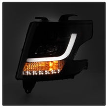 Load image into Gallery viewer, Spyder Chevy Tahoe / Suburban 2015 -2016 Projector Headlights - DRL LED - Black PRO-YD-CTA15-DRL-BK
