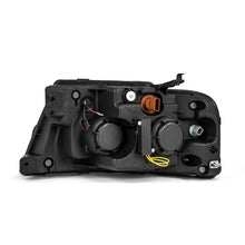 Load image into Gallery viewer, AlphaRex 04-08 Ford F-150 (No 2004 Heritage) LUXX-Series LED Proj HL Alpha-Blk w/Actv Lgt / Seq. Sig

