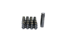 Load image into Gallery viewer, Wheel Mate Muteki HR38 Open End Lug Nuts 12x1.25 Black Chrome / Red Ring
