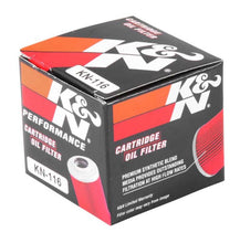 Load image into Gallery viewer, K&amp;N Honda/Husqvarna 1.625in OD x .438in ID x 1.406in H Oil Filter

