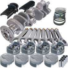 Load image into Gallery viewer, Eagle Chevrolet Small Block Rotating Assembly +.030 Bore 6in H-Beam Rods 3.75 Stroke
