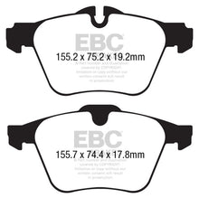 Load image into Gallery viewer, EBC 13+ Jaguar F-Type (Cast Iron Rotors Only) 3.0 Supercharged (340) Yellowstuff Front Brake Pads
