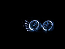 Load image into Gallery viewer, ANZO 1999-2006 Gmc Sierra 1500 Crystal Headlights w/ Halo and LED Black
