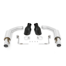 Load image into Gallery viewer, Mishimoto 2015+ Ford Mustang Axleback Exhaust Pro w/ Black Tips
