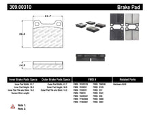 Load image into Gallery viewer, StopTech Performance 98-04 Volvo C70/98-00 V70 Rear Brake Pads
