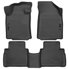 Load image into Gallery viewer, Husky Liners 2016 Nissan Maxima WeatherBeater Front and Second Row Black Floor Liners

