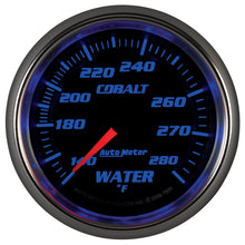 Load image into Gallery viewer, Autometer Cobalt 66.7mm 140-280 degree F. Water Temprature  Gauge
