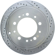 Load image into Gallery viewer, StopTech Select Sport 13-17 Toyota Land Cruiser Sport Drilled / Slotted Rear Driver-Side Brake Rotor
