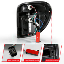 Load image into Gallery viewer, ANZO 2004-2007 Dodge Grand Caravan LED Tail Lights w/ Light Bar Black Housing Smoke Lens
