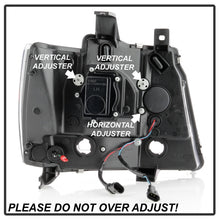Load image into Gallery viewer, Spyder Chevy Suburban 1500/2500 07-14 Tahoe 07-14 LED Headlights Black PRO-YD-CSUB07V2PL-BK
