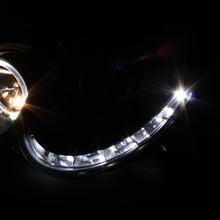 Load image into Gallery viewer, Spyder Mercedes Benz CLK 03-09 Projector Halogen Model- LED Halo DRL Blk PRO-YD-MBCLK03-DRL-BK
