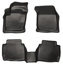 Load image into Gallery viewer, Husky Liners 13-16 Ford Fusion WeatherBeater Combo Black Floor Liners
