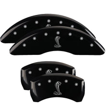Load image into Gallery viewer, MGP Rear set 2 Caliper Covers Engraved Rear Tiffany Snake Yellow finish black ch
