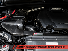 Load image into Gallery viewer, AWE Tuning Audi B9 A4/A5 2.0T Quattro Carbon Fiber AirGate Intake w/ Lid
