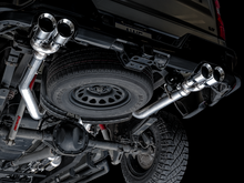 Load image into Gallery viewer, AWE Tuning 4th Gen GM 1500 6.2L 0FG Catback Split Rear Exit (w/ Bumper Cutouts) - Quad Chrome Tips
