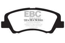 Load image into Gallery viewer, EBC 12 Hyundai Elantra 1.8 Redstuff Front Brake Pads

