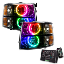 Load image into Gallery viewer, Oracle 07-13 Chevy Silverado SMD HL - Black - Round Style - ColorSHIFT w/ 2.0 Controller
